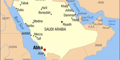 अबहा केएसए नक्शा
