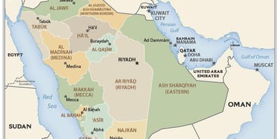 Qassim सऊदी अरब के नक्शे