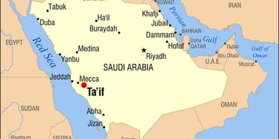 Taif केएसए नक्शा